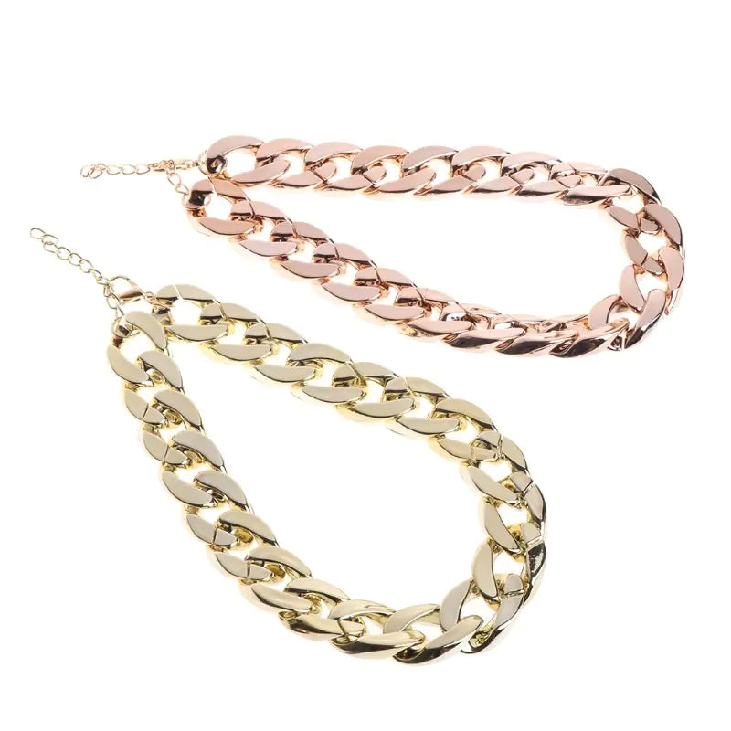 Frenchie Fashion Gold Chain Collar