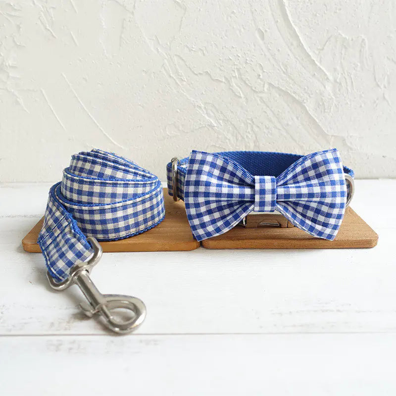 Chic MUTTCO Bowtie & Leash Set for Dogs
